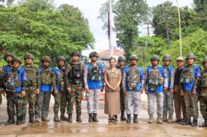ក្រុមអ្នកសង្កេតការណ៍អាស៊ានប្រចាំព្រះរាជាណាចក្រកម្ពុជា (ASEAN Observer Team–Cambodia: AOT-KH) ចុះសង្កេតការណ៍ផ្ទៀងផ្ទាត់ និងរាយការណ៍អំពីស្ថានភាពតាមបណ្តោយព្រំដែនកម្ពុជា-ថៃ នៅច្រកទ្វារព្រំដែនអន្តរជាតិចាំយាម