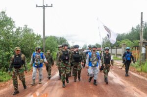 ក្រុមអ្នកសង្កេតការណ៍អាស៊ានប្រចាំព្រះរាជាណាចក្រកម្ពុជា (ASEAN Observer Team–Cambodia: AOT-KH) ចុះសង្កេតការណ៍ផ្ទៀងផ្ទាត់ និងរាយការណ៍អំពីស្ថានភាពតាមបណ្តោយព្រំដែនកម្ពុជា-ថៃ នៅចំណុចកោះយ៉